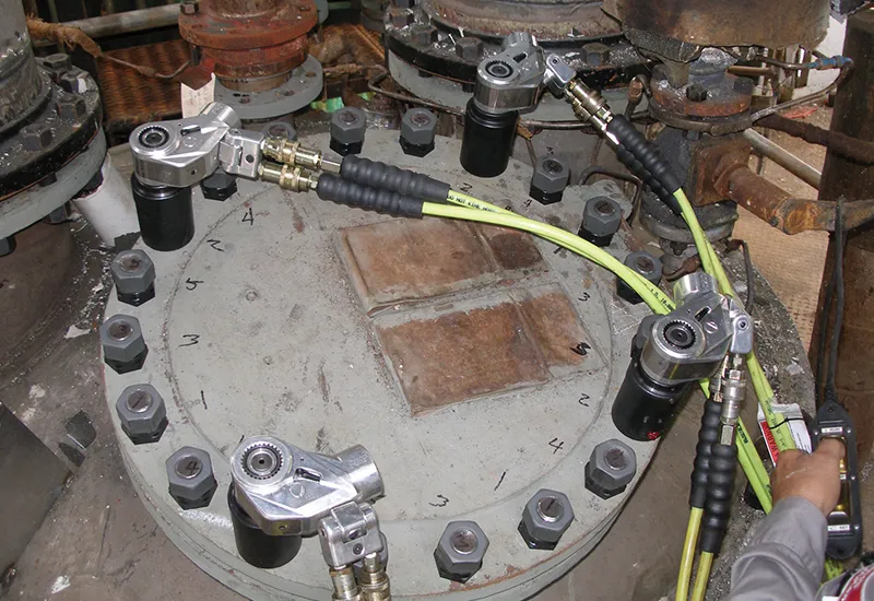 HYTORC AVANTI hydraulic torque wrench — side view
