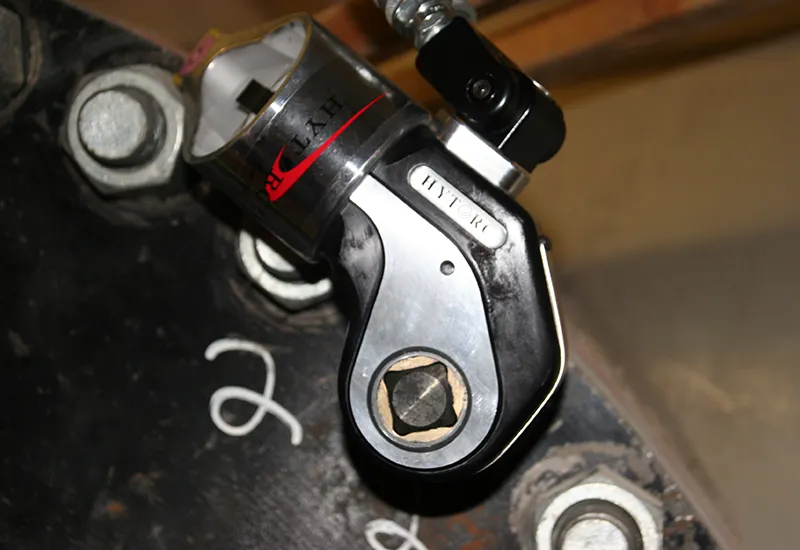 HYTORC EDGE hydraulic torque wrench — side view