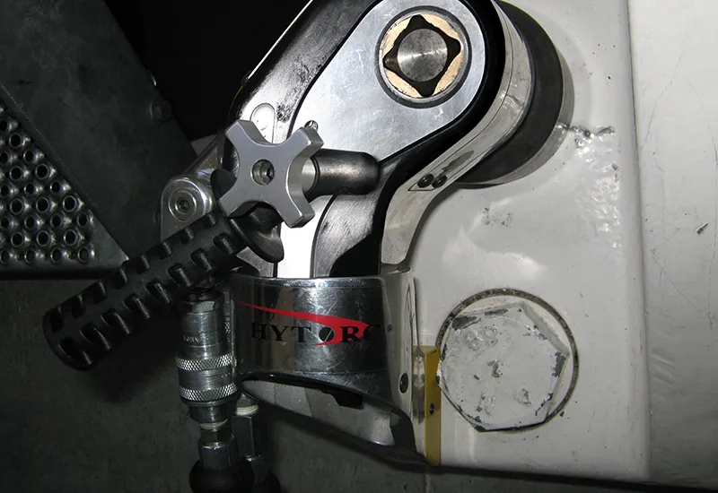 HYTORC EDGE hydraulic torque wrench — detail view