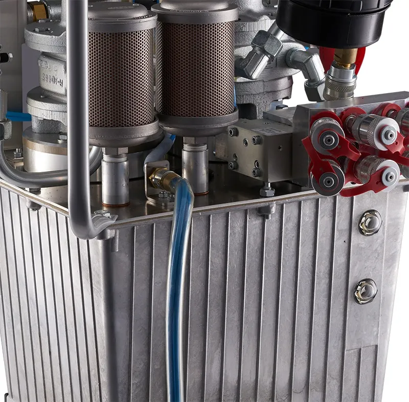 HYTORC HY-TWIN AIR air-powered pump — controls