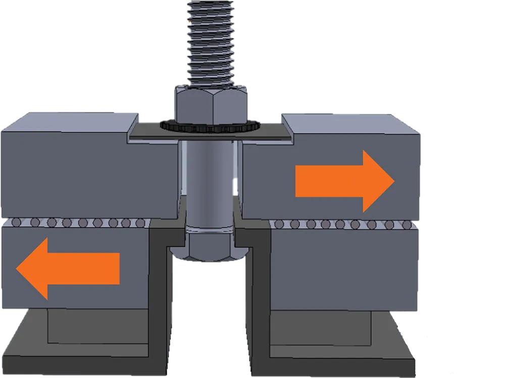 HYTORC J-Washer locking reaction washer — detail view