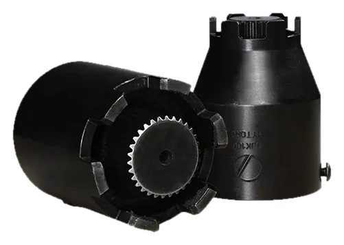 HYTORC Nut Driver, a black driver with a splined center