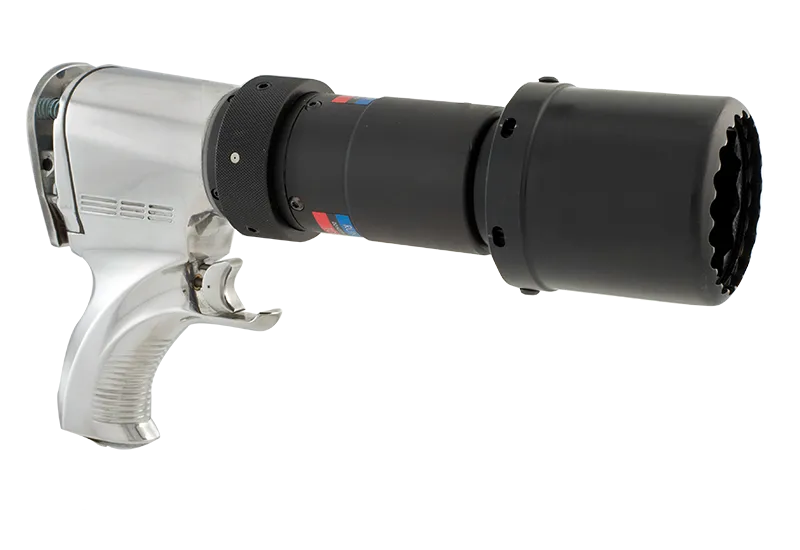 HYTORC jGun Dual Speed pneumatic torque tool — application view