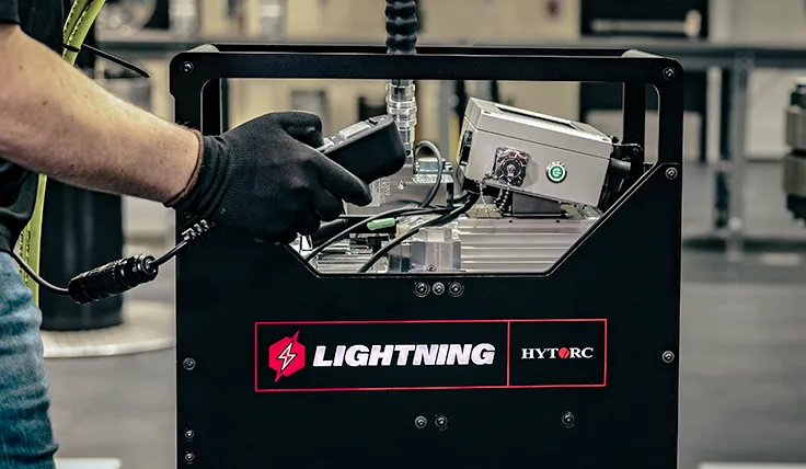HYTORC LIGHTNING PUMP Smart — elite performance with brushless DC variable-speed motor and vibration feedback pendant