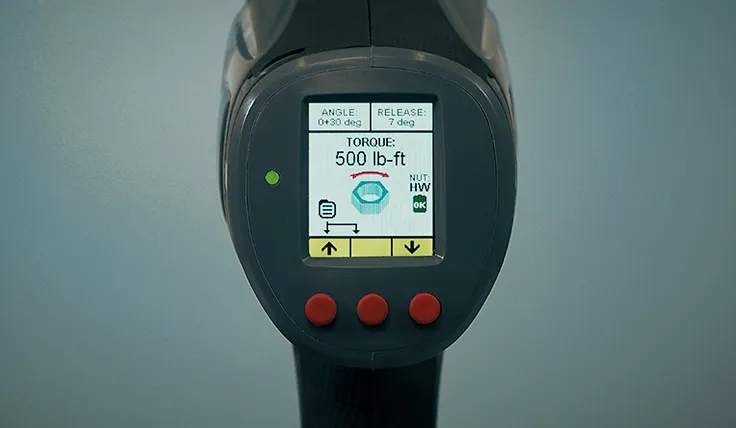 HYTORC LION GUN Dual Speed digital LCD display and interface
