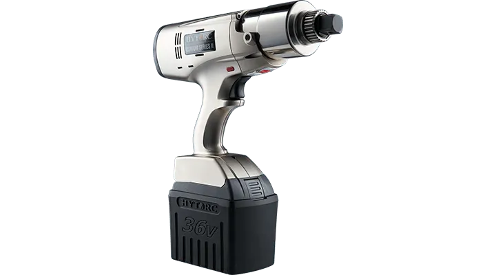 HYTORC Lithium Series II electric torque tool — application view