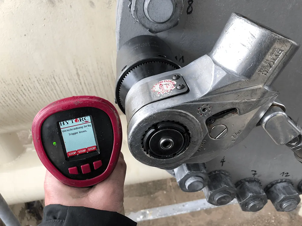 HYTORC VECTOR FA hydraulic power pack — controls