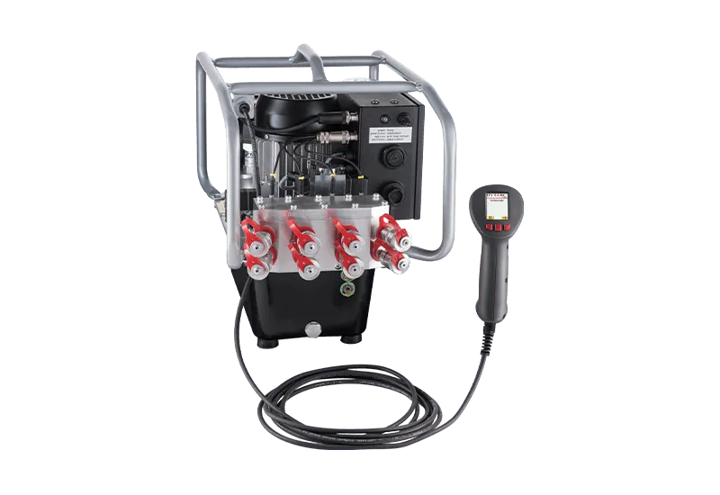 HYTORC VECTOR hydraulic power pack with LCD control