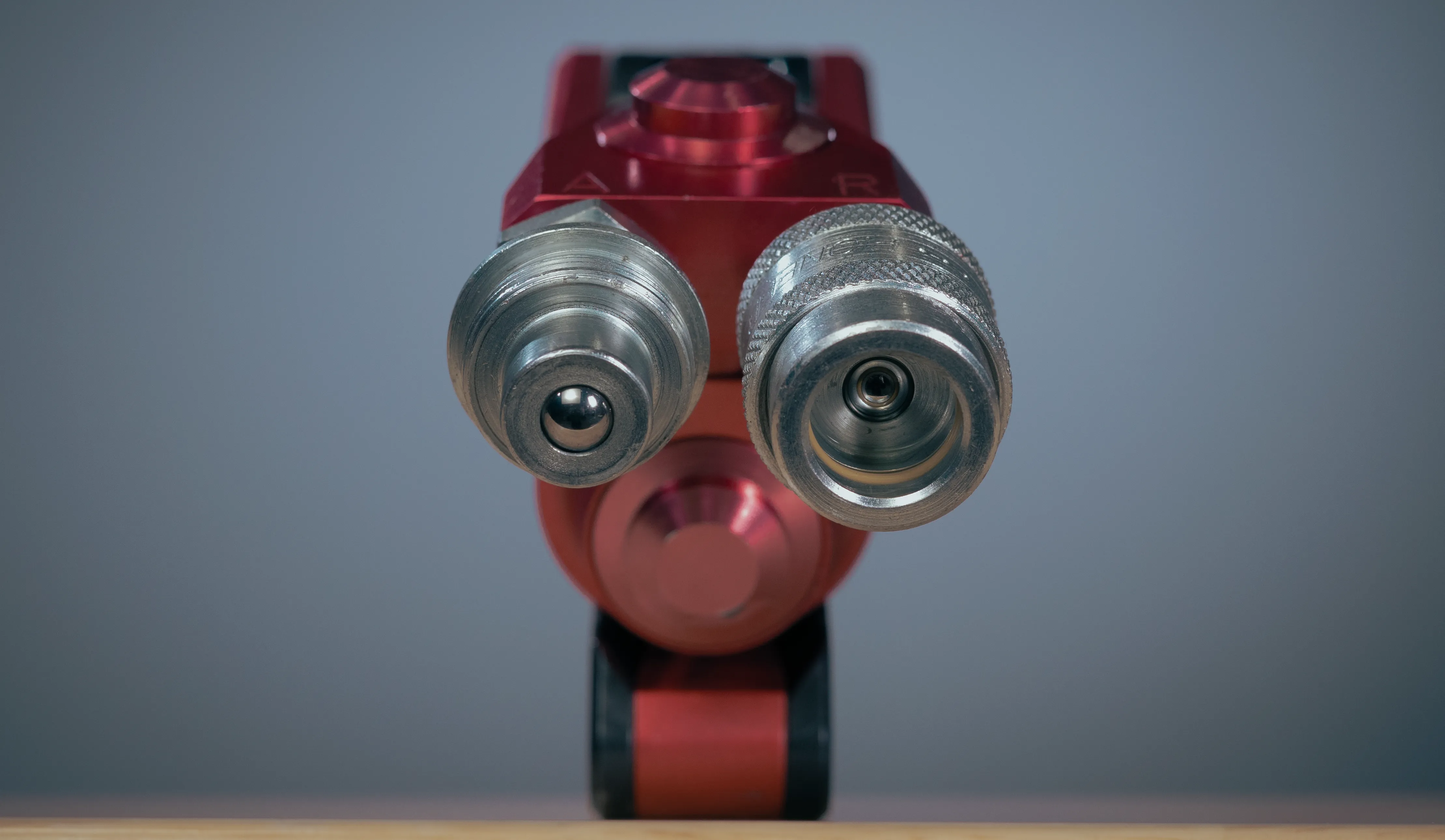 HYTORC XLCT limited clearance hydraulic torque wrench from the rear, showcasing its slim body